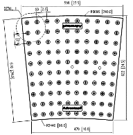 20R Radius Detection Plate Raw