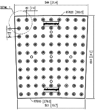 25R Radius Detection Plate Raw