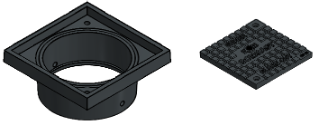 6" Drain Frame and Cover with Built in Gaskets