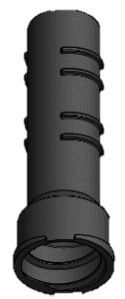 5 1/4" Screw Valve Box 12" Extension